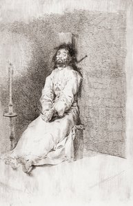 The Garrotted Man, ca. 1780 (radering) af Unknown artist