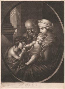 Den hellige familie af Unknown artist