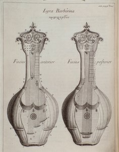 Lyra Barberina (gravering af Unknown artist
