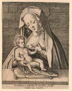 Madonnaen og barnet af Unknown artist