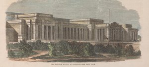 Jernbanestationen i Cawnpore af Unknown artist