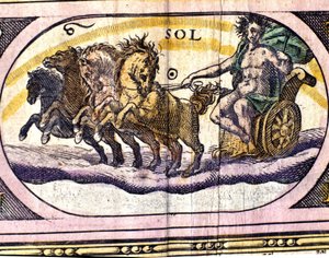 Solen. 1600-tals stik. af Unknown artist