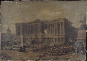 Angrebet på Louvre, 29. juli af Unknown artist