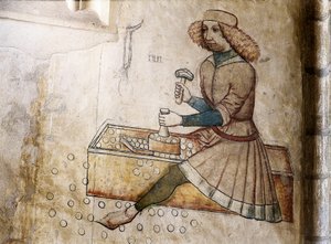 Udmøntning af valutaen af Unknown artist