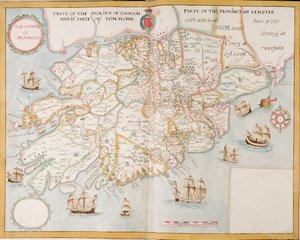 Provinsen Munster, Irland, ca. 1595 (manuskript) af Unknown artist