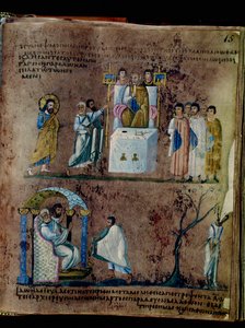 Den lilla Codex Rossanensis, 6. århundrede (manuskript) af Unknown artist