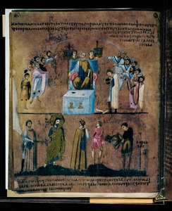 Den lilla Codex Rossanensis, 6. århundrede (manuskript) af Unknown artist
