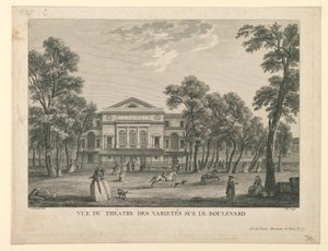 Theatre des Varietés i Paris af Unknown artist