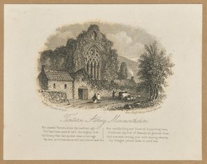 Tintern Abbey, Monmouthshire af Unknown artist
