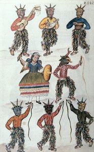 Bogen "Trujillo del Peru" eller "Codex Martinez Companion", af Baltazar Martinez Companion og Bujanda, biskop af Trujillo (1782-1785) af Unknown artist