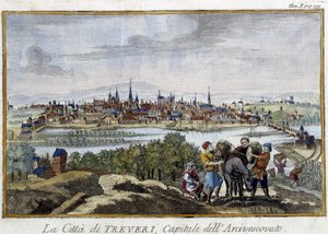Trier omkring 1790 af Unknown artist