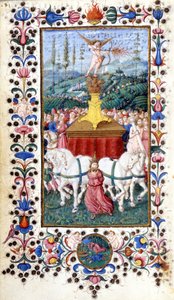 Triunfus Amoris (kærlighedstriumf) af Francesco Petrarca (Petrarca). af Unknown artist