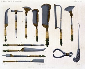 Venerboard: 1500-tals veneursæt. I "" Middelalderen og renæssancen"" af Lacroix. af Unknown artist