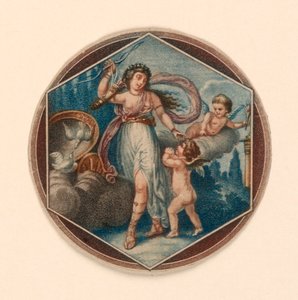 Venus og Amor af Unknown artist