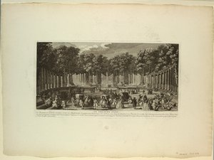 Versailles, haver, vandteater af Unknown artist