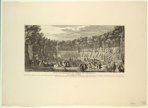 Versailles, havens lunde, balsalen af Unknown artist