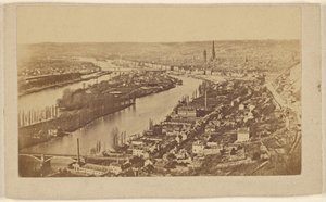 [Udsigt over Rouen, Frankrig]. af Unknown artist