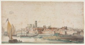 Udsigt over St. Geertruidenberg af Unknown artist