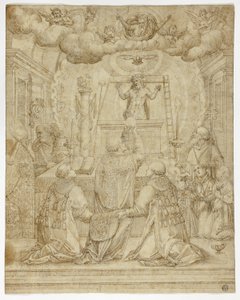 Vision af Saint Gregory af Unknown artist