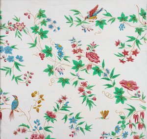 Tapetfragment: "Afhøringer ved Handelsretten af Unknown artist