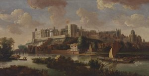 Windsor Castle set fra Themsen af Unknown artist