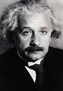 Albert Einstein (s/h foto) af Unknown photographer