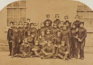 East India Company kadetter, Addiscombe af Unknown photographer