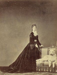 Elisabeth, kejserinde af Østrig og dronninggemalinde af Ungarn (24. december 1837 - 10. september 1898) (foto) af Unknown photographer