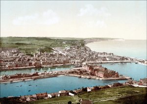 Fécamp og dens klipper - V. 1895 af Unknown photographer