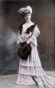 Den franske komiker Gabrielle Dorziat (1880-1979) foto af Reutlinger fra den franske avis "Le Theatre" september 1905 af Unknown photographer