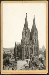 Tyskland, Nordrhein-Westfalen, Köln, domkirke, udgivet af Roemmler og Jonas, Dresden af Unknown photographer