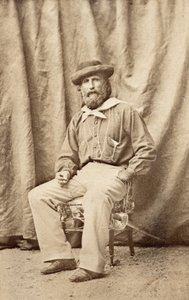 Giuseppe Garibaldi i Caserta i 1860 af Unknown photographer