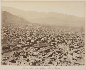 Kabul by, 1880 af Unknown