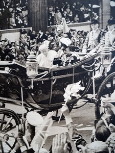 Kong George V og Mary af Teck af Unknown photographer