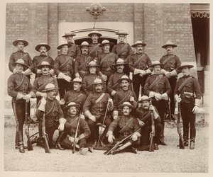 North West Mounted Police, Chelsea Kaserne, Diamond Jubilee af Unknown photographer