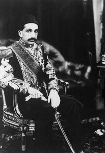 Portræt af Abdulhamid II (Abd ul Hamid, Abd-ul-Hamid, Abdulhemit, Abdul Hamid, Abd al-Hamid, Abd al-Hamid, Abd al-Hamid) (1842-1918), Sultan fra Det Osmanniske Rige. af Unknown photographer