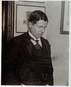 Portræt af Alberic Magnard (s/h foto) af Unknown photographer