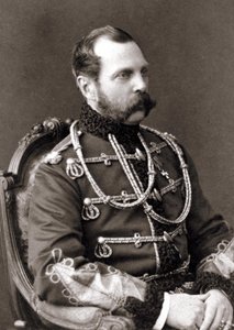 Portræt af Alexander II, Ruslands kejser. af Unknown photographer