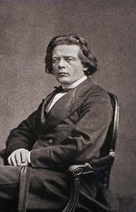 Portræt af Anton Rubinstein (s/h foto) af Unknown photographer