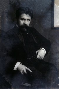 Portræt af Arthur Nikisch (s/h foto) af Unknown photographer