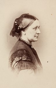 Portræt af Clara Schumann af Unknown photographer