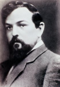 Portræt af Claude Debussy (s/h foto) af Unknown photographer