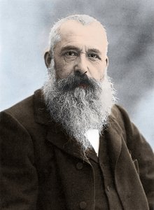 Portræt af Claude Monet (1840-1926), fransk maler. af Unknown photographer
