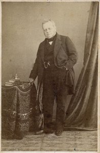 Portræt af grev Camillo Berso af Cavour (1810-61) - omkring 1855 af Unknown photographer