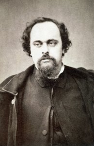 Portræt af Dante Gabriel Rossetti (1828-1882) - Omkring 1860 af Unknown photographer