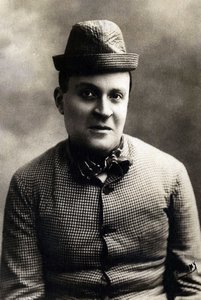 Portræt af Dranem (1869-1935), fransk sanger og stjerne i Music Hall. af Unknown photographer