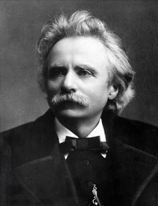 Portræt af Edvard Grieg (1843 - 1907) norsk komponist. af Unknown photographer