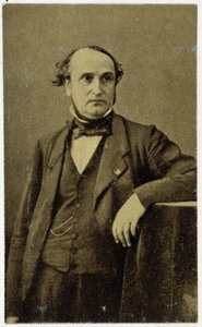 Portræt af Frédéric Sauvage i 1854, fransk opfinder (1786 - 1857): designer af en propel til dampbåd. af Unknown photographer
