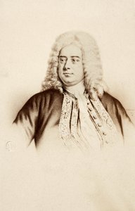Portræt af Georg Friedrich Händel af Unknown photographer