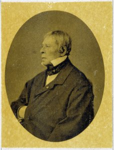 Portræt af Jean Auguste Dominique Ingres (1780 - 1867) i 1841. af Unknown photographer